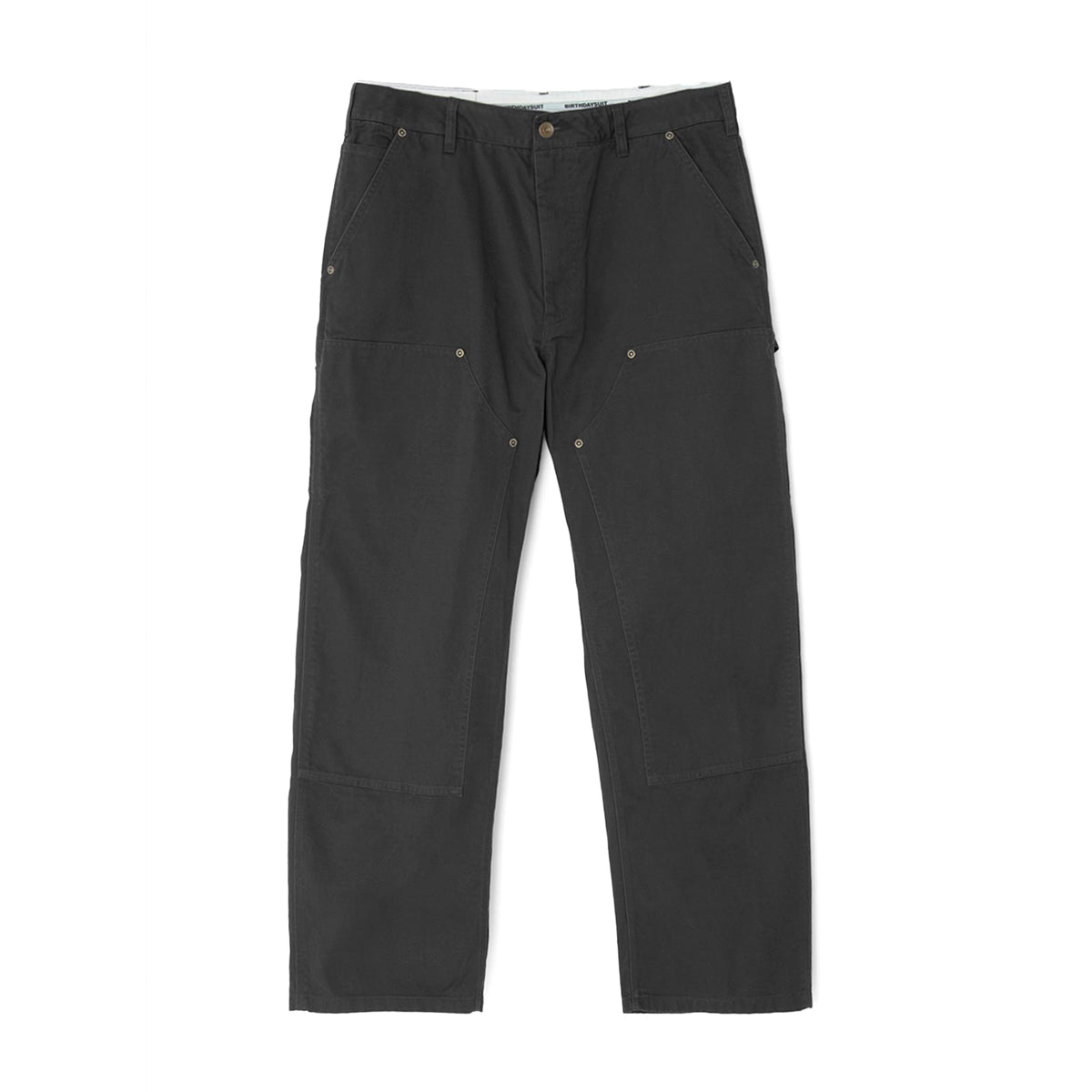 BIRTHDAYSUIT<br>TWILL DOUBLE KNEE PANTS（Charcoal）